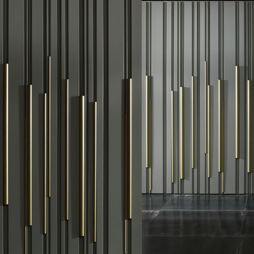 Panneau décoratif mural - BAMBOO - LAURAMERONI - pour porte / en bois / lisse