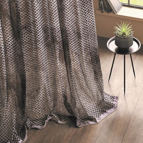 Tissu pour rideaux - ANTIBES  - Fischbacher 1819 - à motif géométrique / en polyester / en Trevira CS®