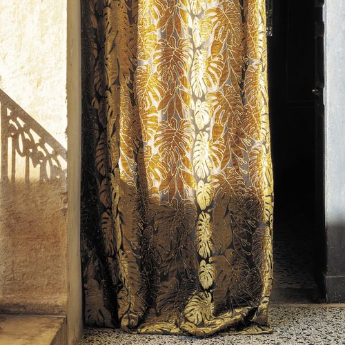 Tissu pour rideaux - SELVA  - Fischbacher 1819 - à motif nature / en polyester / en viscose