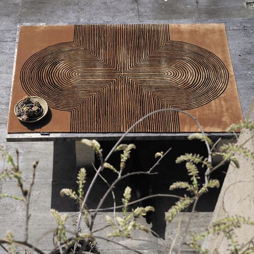 Tapis contemporain - ISHILANGU - Fischbacher 1819 - à rayures / uni / en polyester