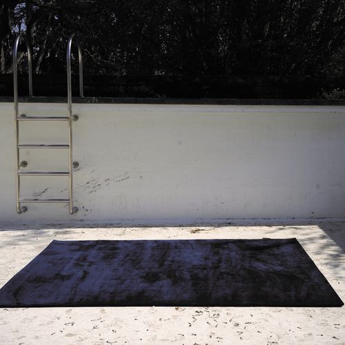 Tapis contemporain - PACIFIC HIGH - Fischbacher 1819 - uni / en polyester / rectangulaire