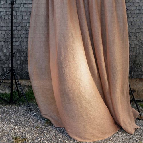 Voilage uni - LADINA - Fischbacher 1819 - en lin / en polyester / lavable