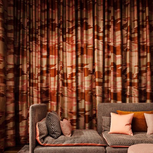 Tissu pour rideaux Roya Christian Fischbacher à motif / en coton