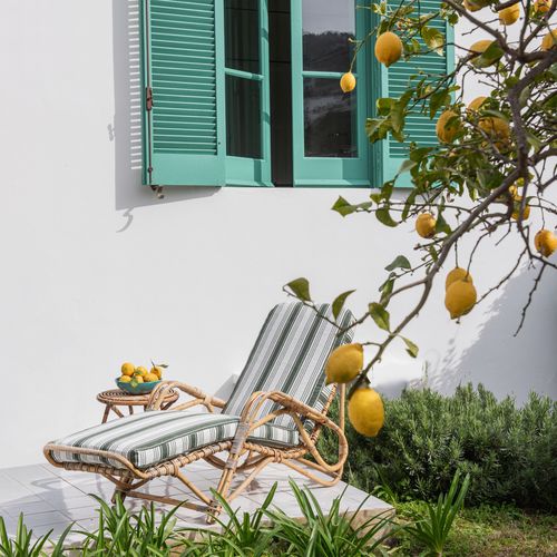 Tissu d'ameublement - CAPRI VILLA JOVIS   - Fischbacher 1819 - pour rideaux / pour protection solaire / à rayures
