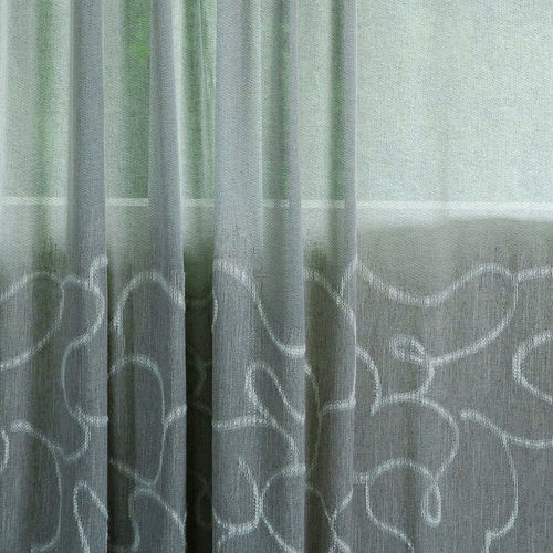 Tissu pour rideaux - PAULINE - Fischbacher 1819 - à motif / en coton / en lin