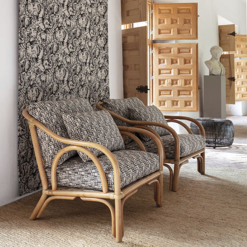 Tissu d'ameublement - IKARIA : THERMA - ALHAMBRA - à motif géométrique / en polyester / en coton