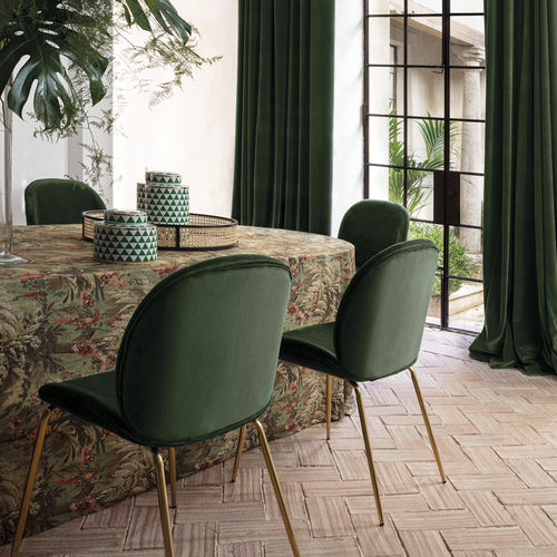 Tissu d'ameublement - JIMENA - ALHAMBRA - pour rideaux / uni / en PES