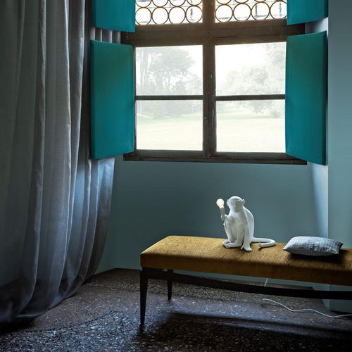 Tissu pour rideaux - TETI - Rubelli - uni / en Trevira CS® / lavable