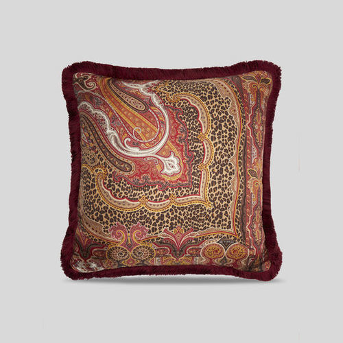Coussin carré - 222K4745291520600 - etro - à motif / en soie / en coton