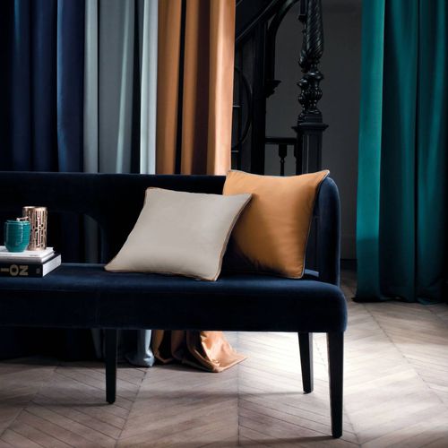 Tissu d'ameublement - BROOKS - CASAMANCE - pour rideaux / uni / en polyester