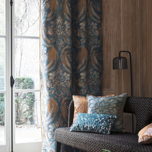 Tissu d'ameublement - BOETIE - CASAMANCE - pour rideaux / motif irisé / en coton