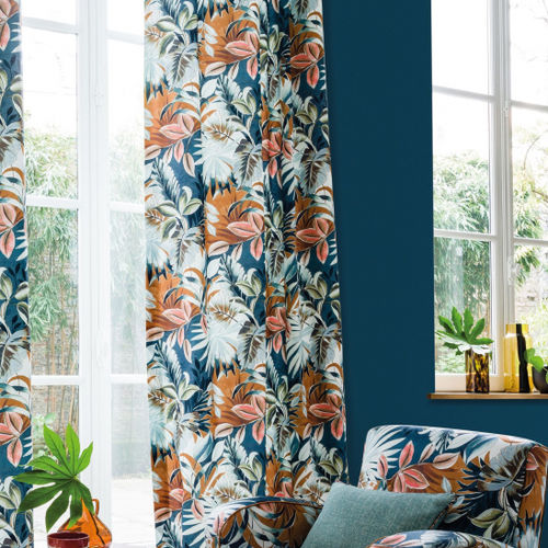 Tissu d'ameublement - DYPSIS - CASAMANCE - pour rideaux / à motif nature / en coton