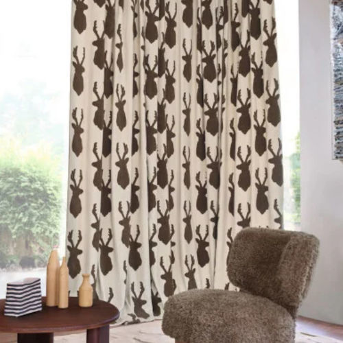 Tissu d'ameublement - MORITZ  - CASAMANCE - pour rideaux / à motif / en polyester