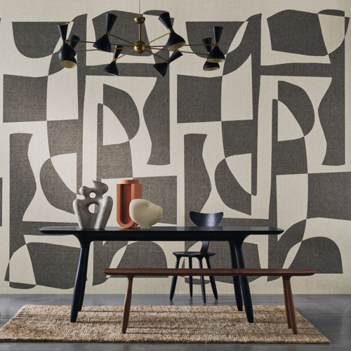 Panneau décoratif de revêtement - CONCORDANCE - CASAMANCE - mural / en lin / en toile