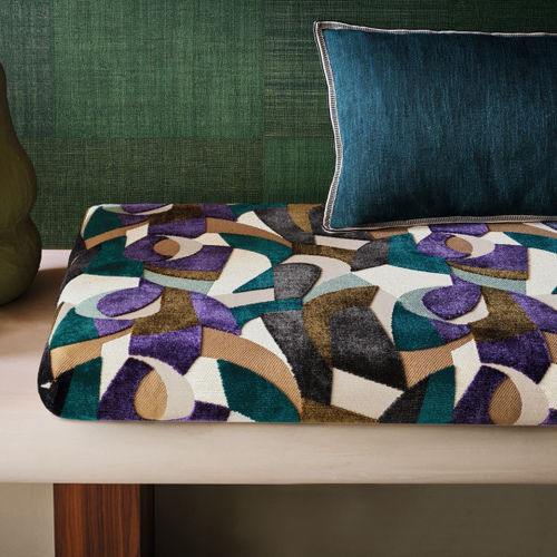 Tissu d'ameublement - ANDINE  - CASAMANCE - à motif / en polyester / en coton