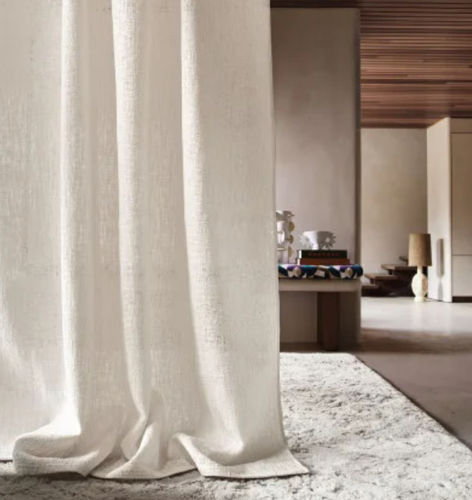 Voilage uni - WAHA  - CASAMANCE - en polyester / lavable / transparent