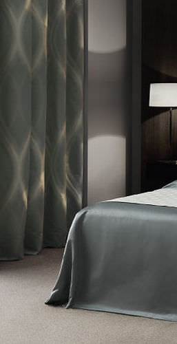 Tissu pour rideaux - ARABELLA - SAHCO - à motif / en polyester / en Trevira CS®