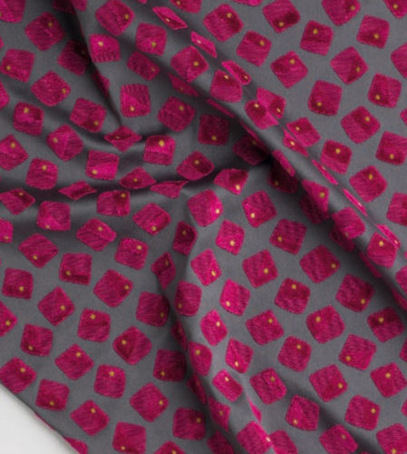Tissu d'ameublement - BLOQUE - SAHCO - à motif / en viscose