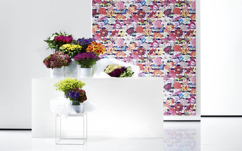 Papier peint contemporain - BELFIORE - SAHCO - à motif floral
