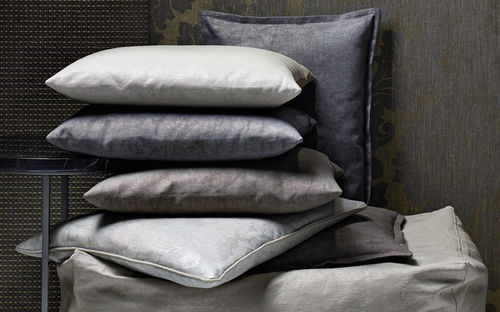 Tissu d'ameublement - GRANIT - SAHCO - uni / en coton / en lin