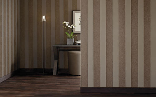 Revêtement mural imprimé - LAVINA GOLD - SAHCO - aspect tissu / résidentiel
