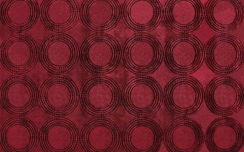 Tapis contemporain - TAMBOUR - SAHCO - à motif / en laine / rectangulaire