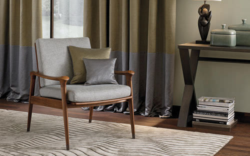 Tissu d'ameublement - KENT. - SAHCO - uni / en coton / en polyester