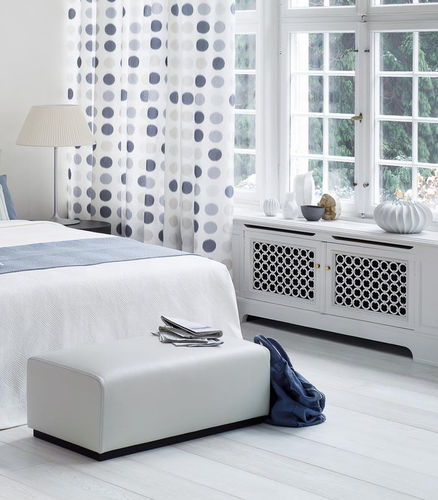 Tissu pour rideaux - DROP - SAHCO - à motif / en coton / en polyester