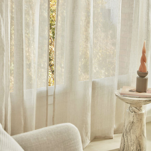 Voilage uni - LIVO  - PEPE PENALVER - en lin / lavable / jacquard