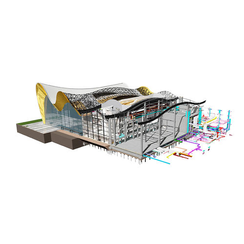 Logiciel d'architecture - ARCHICAD - Graphisoft - de rendu 3D / BIM (Building Information Modeling) / pour bâtiment