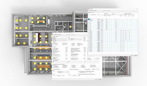 Logiciel de gestion - DDSCAD - Graphisoft - de calcul d'éclairage / de calcul électrique / de CAO électrique