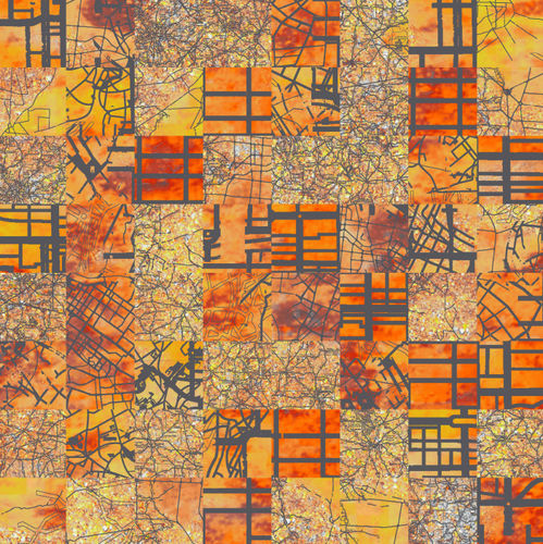 Moquette en dalles - CITYSCAPES MODULAR SCHUFFLE  - egetæpper - tuftée / bouclée / synthétique