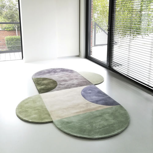 Tapis contemporain - UNFOLD - casalis - à motif / en laine / en bambou