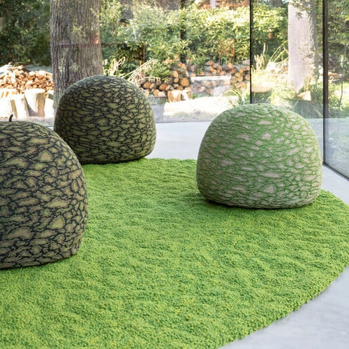 Tapis contemporain - EARTH - casalis - uni / en laine / rectangulaire
