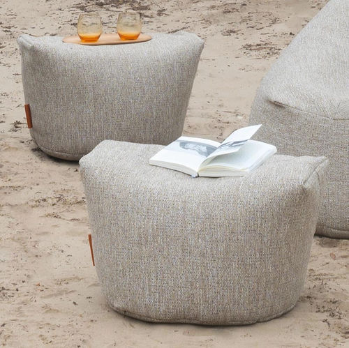 Pouf contemporain - Olsan - casalis - en tissu / recyclable / résistant aux intempéries