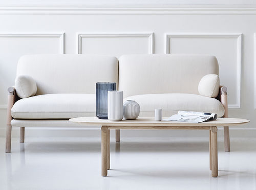 Table basse contemporaine - SAVANNAH: EJ 880 - Erik Jørgensen - en bois / ovale / professionnelle
