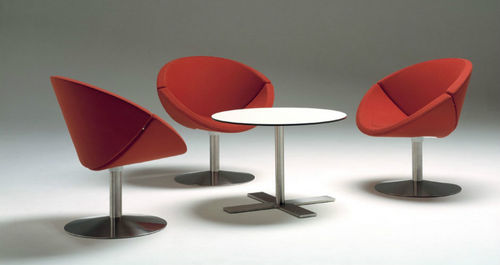 Table de réunion contemporaine - APOLLO : EJ 96-T - Erik Jørgensen - en verre / en métal / en stratifié