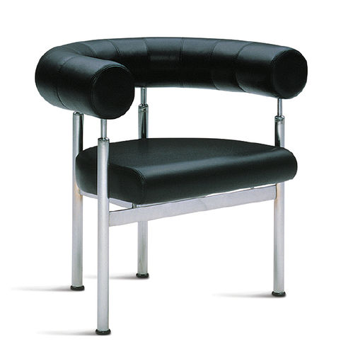 Fauteuil contemporain - PIPELINE : EJ 900-1 - Erik Jørgensen - en cuir / en acier / en polyuréthane
