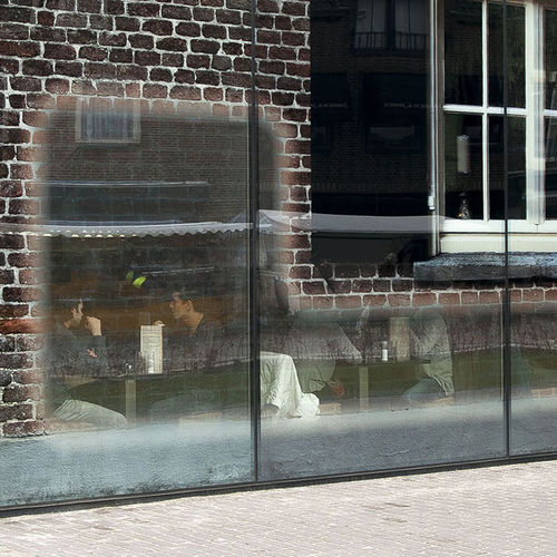 Panneau en verre de sécurité - ARTLITE DIGITAL - AGC Glass Europe - feuilleté / transparent / opaque