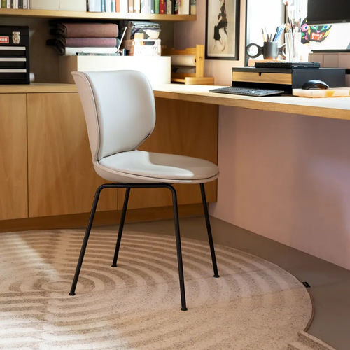 Chaise de salle à manger contemporaine - Hana  - moooi - d'intérieur / en tissu / en polyéthylène
