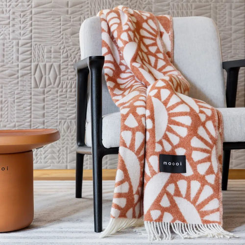 Couverture en laine - Woodblock Beetle - moooi