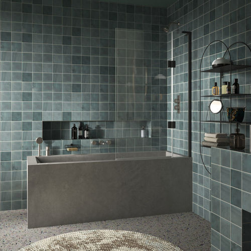 Pare-baignoire pliant - EPD - matki showering - réversible / en verre trempé / 1 volet