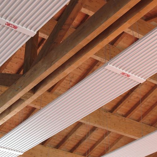 Panneau rayonnant électrique - WATERSTRIP - FRACCARO - de plafond / blanc