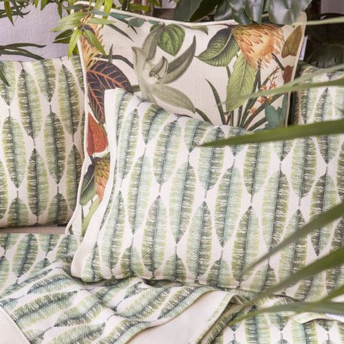 Coussin pour canapé - FLORA - GANCEDO - pour chaise / rectangulaire / à motif nature