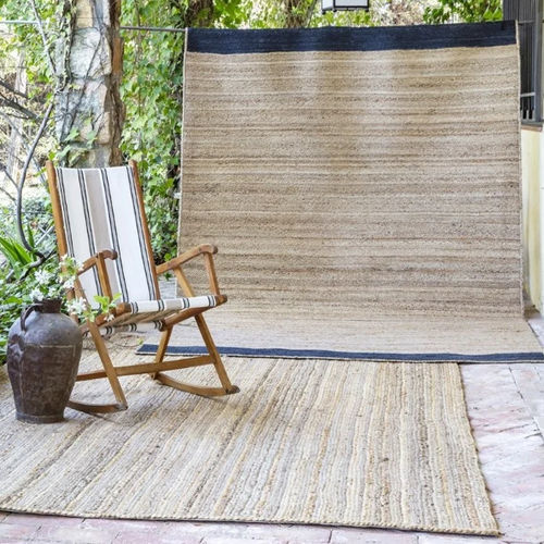 Tapis contemporain - TRENZA - GANCEDO - à rayures / en jute / rectangulaire
