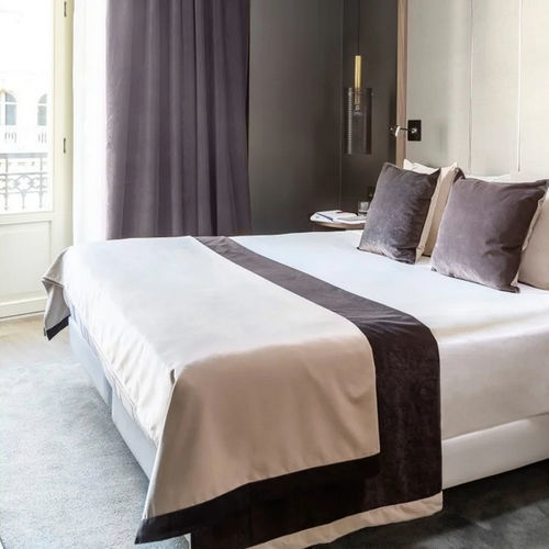 Plaid en velours - HARMONY  - GANCEDO - polyester FR