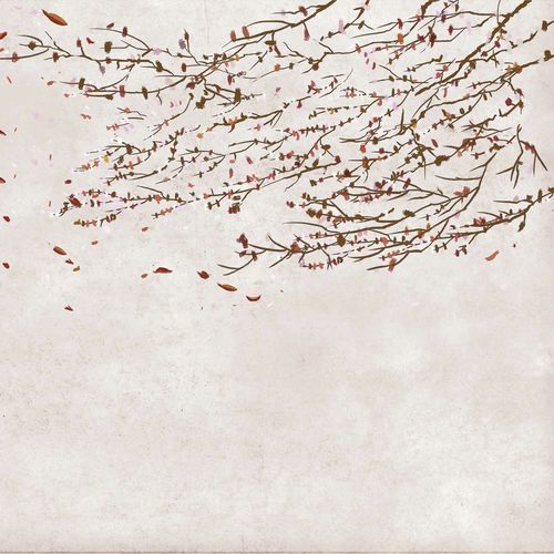 Papier peint contemporain - EOLIA AUTUMN - Coordonné - en vinyle / à motif nature / aspect papier peint