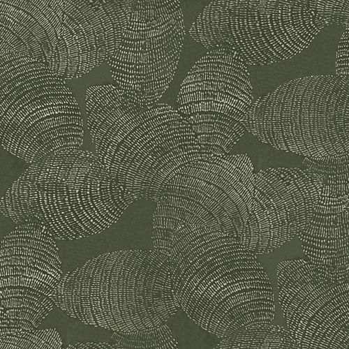Papier peint contemporain - Rif Relief Sage - Coordonné - en bambou / à motif / aspect tissu