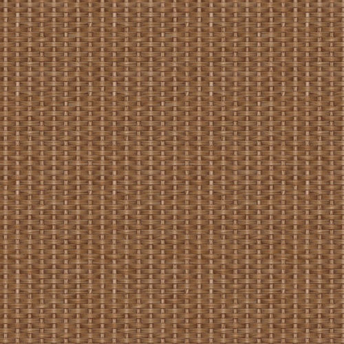 Papier peint contemporain - Kuba Raffia Honey - Coordonné - en bambou / uni / marron