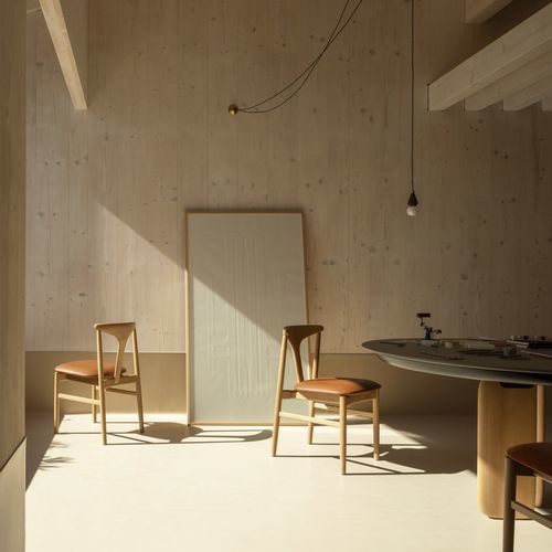 Chaise contemporaine - TONBO - Kristalia - d'intérieur / en tissu / en cuir